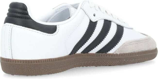 adidas Originals Witte Leren Samba Sneaker White Dames