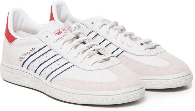 adidas Originals Witte Rode Leren Sneakers White Heren