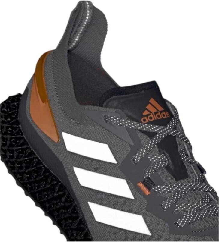 adidas Originals X9000 4D Grijze Sneakers met Oranje Details Gray Heren