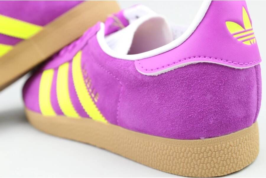 Adidas Paarse Burst Zonnegele Sneakers Purple Dames