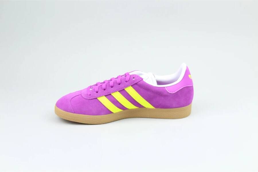 Adidas Paarse Burst Zonnegele Sneakers Purple Dames