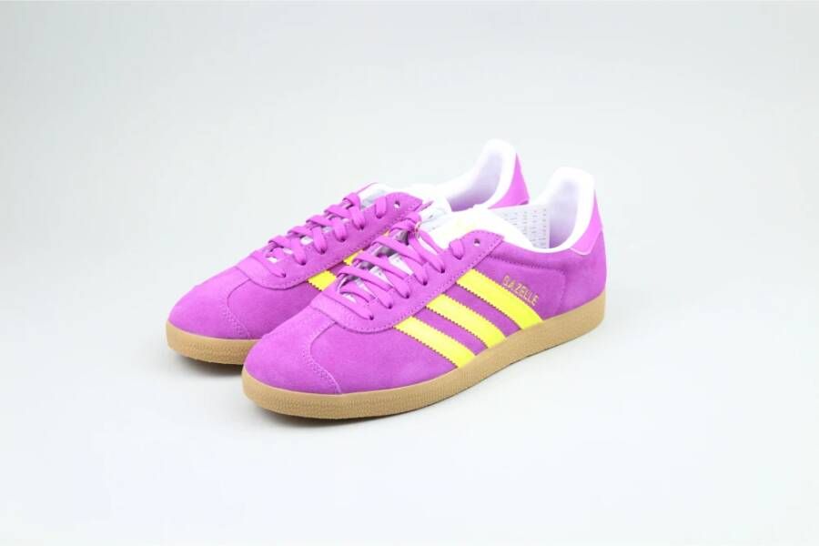 Adidas Paarse Burst Zonnegele Sneakers Purple Dames