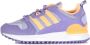 Adidas Paarse Lage Sneaker met Oranje Accents Purple Dames - Thumbnail 5