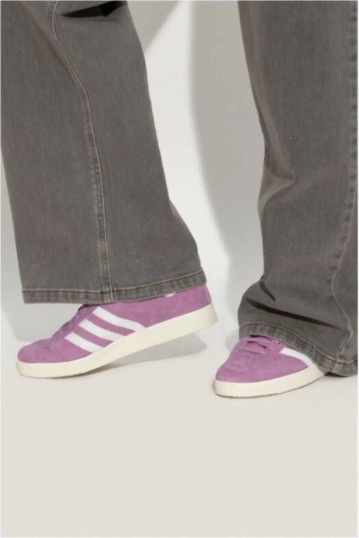 Adidas Paarse Suède Sneakers met Witte Details Purple Dames