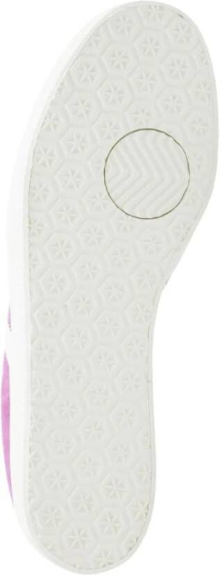 Adidas Paarse Suède Sneakers met Witte Details Purple Dames