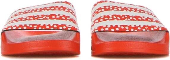 Adidas Polka Dot Slippers Cloud White Rood Red Dames