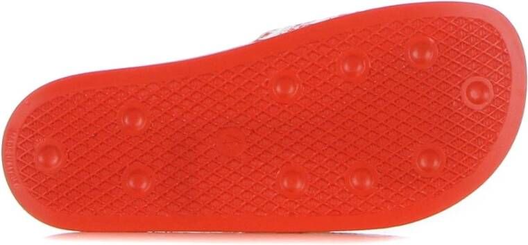 Adidas Polka Dot Slippers Cloud White Rood Red Dames