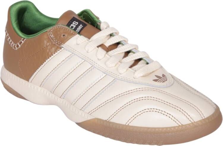 Adidas Premium Beige Leren Sneakers Beige Heren