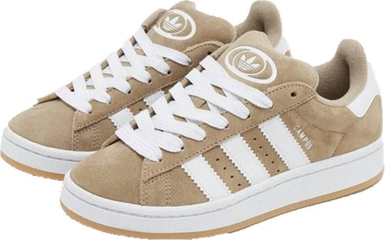 Adidas Retro Campus Sneaker in Beige Suède Beige Dames