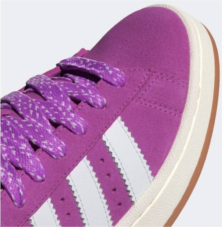 Adidas Retro Campus Sneakers in Wit Purple Dames