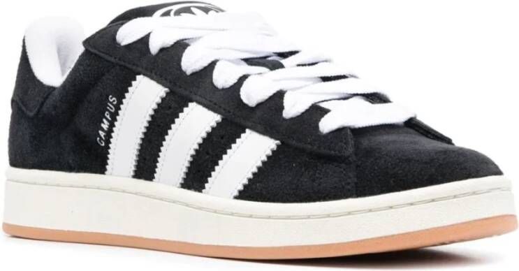 Adidas Retro Campus Sneakers Zwart Wit Black Unisex