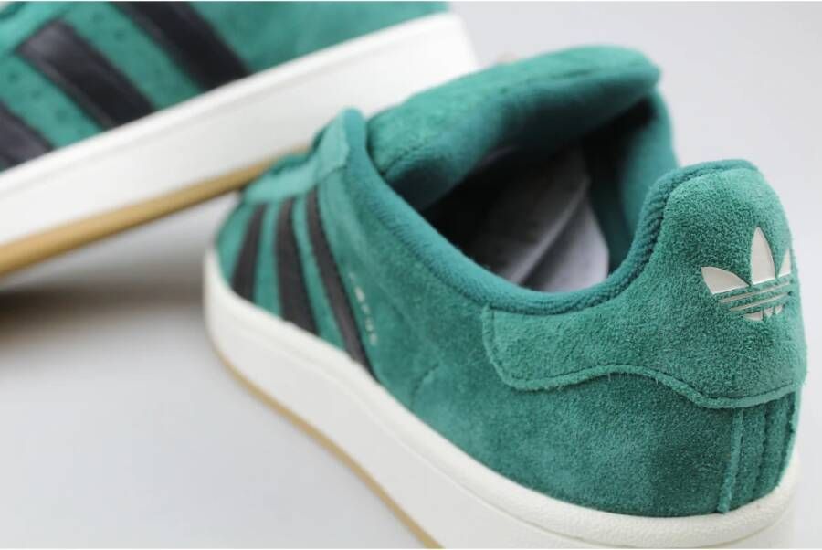 Adidas Retro-geïnspireerde Campus Sneakers Groen Zwart Green Heren