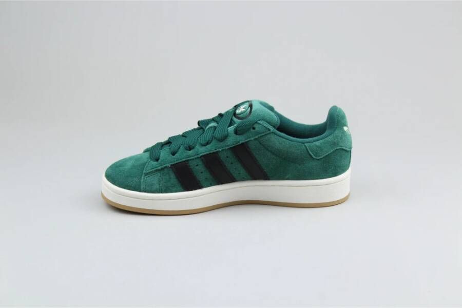 Adidas Retro-geïnspireerde Campus Sneakers Groen Zwart Green Heren