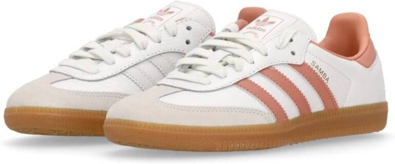 Adidas Retro Stijl Lage Schoen met Veters White Dames