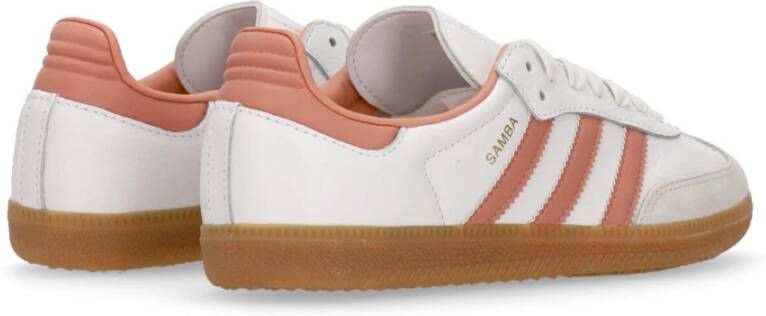 Adidas Retro Stijl Lage Schoen met Veters White Dames