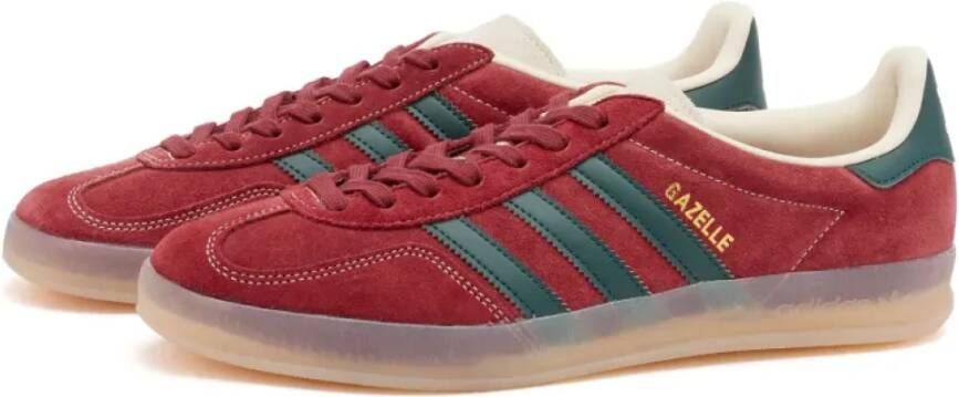 Adidas Retro Suede Sneakers Shadow Red Green White Multicolor Heren