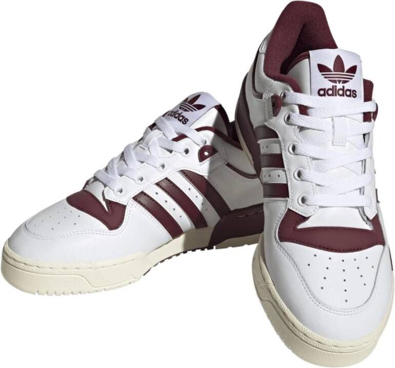 Adidas Klassieke witte leren sneakers Wit Dames