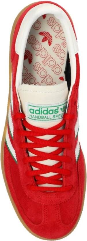 Adidas Rode Spezial Sneakers met Leren Details Red Heren