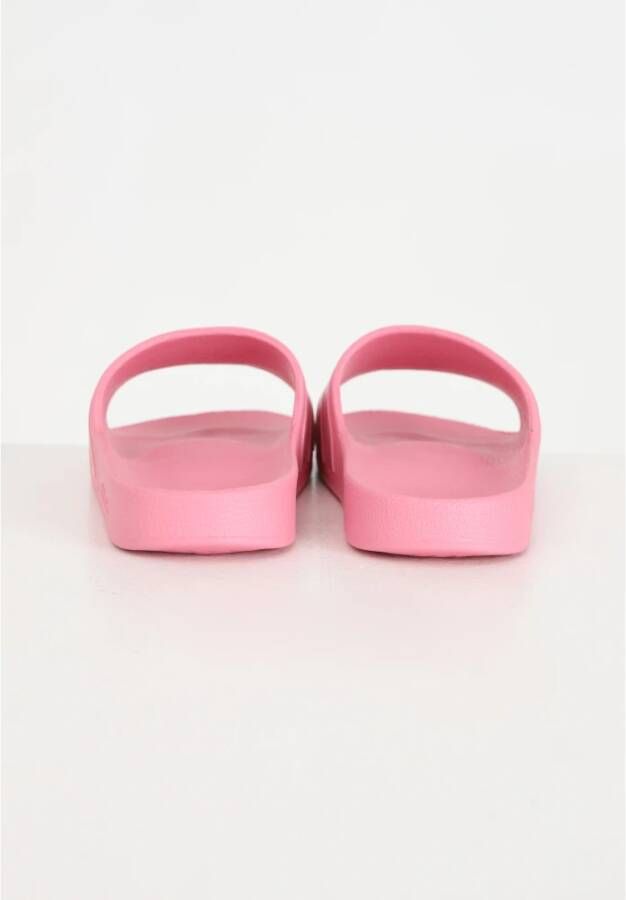 Adidas Roze Aqua Slides Vrouwen Gladde Oppervlakken Pink Dames