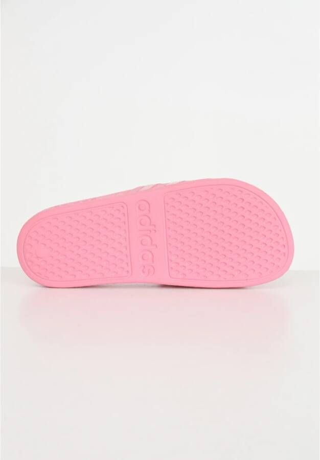 Adidas Roze Aqua Slides Vrouwen Gladde Oppervlakken Pink Dames