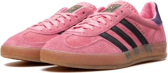 Adidas Roze Suède Sneakers met 3-Stripes Pink Dames