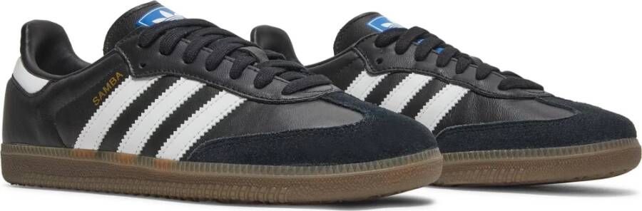 Adidas Samba Black White Gum Sneakers Black Heren