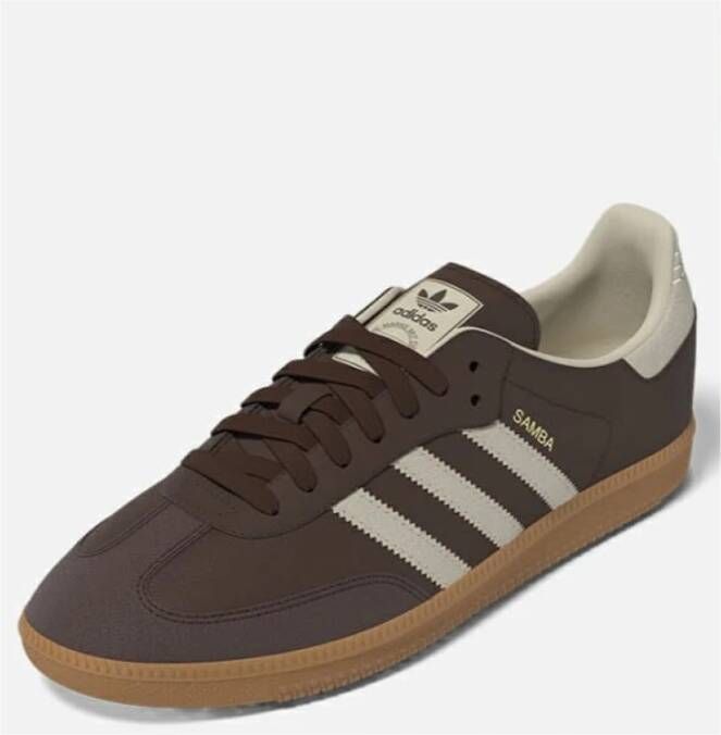 Adidas Samba Bruine Leren Sneakers Brown Heren