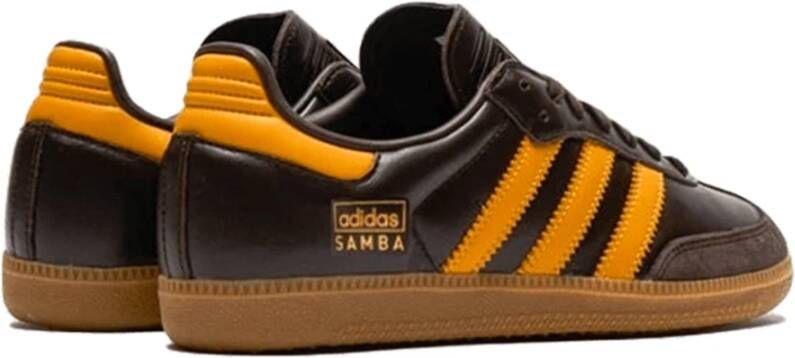 Adidas Samba OG Donkerbruin Geel Sneaker Brown Heren