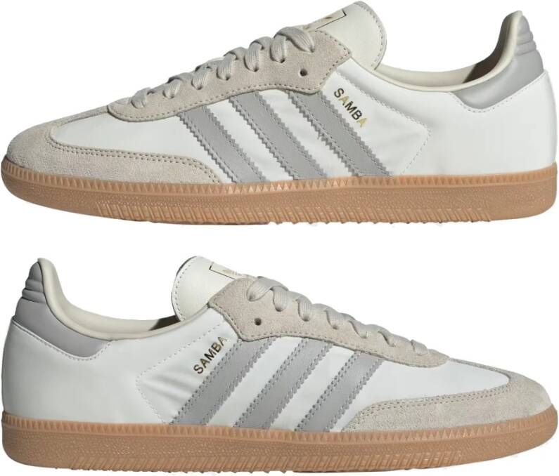 Adidas Samba OG Off White Sneakers Gray Heren