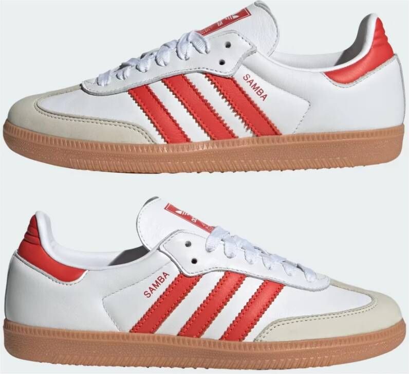 Adidas Samba OG Vrouw Cloud White Solar Red White Heren