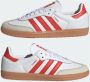 Adidas Samba OG Vrouw Cloud White Solar Red White Heren - Thumbnail 7