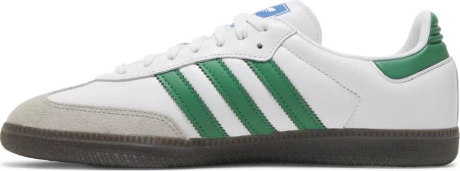 Adidas Samba OG White Green Sneakers White Heren