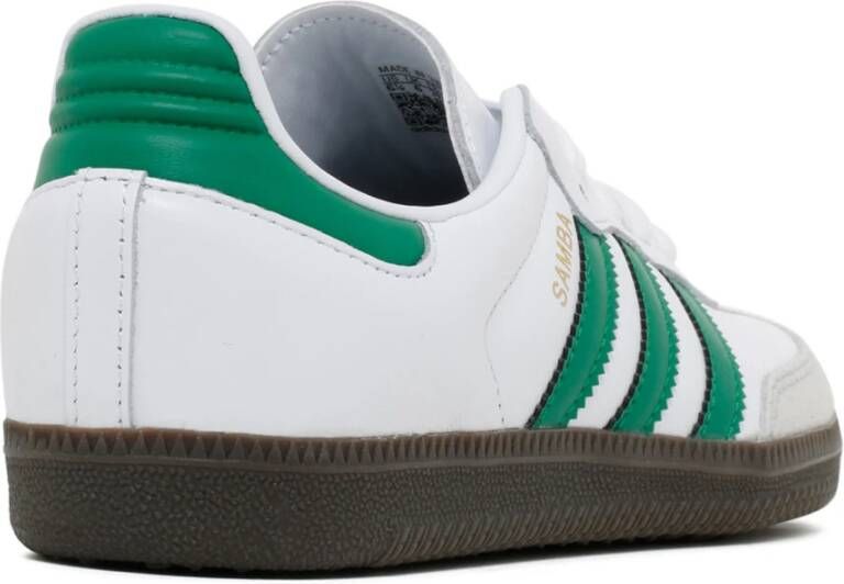 Adidas Samba OG Wit Groene Sneakers Multicolor Dames