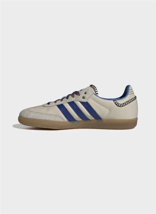 Adidas Wonder Clay Samba Nylon Sneakers Blue Dames