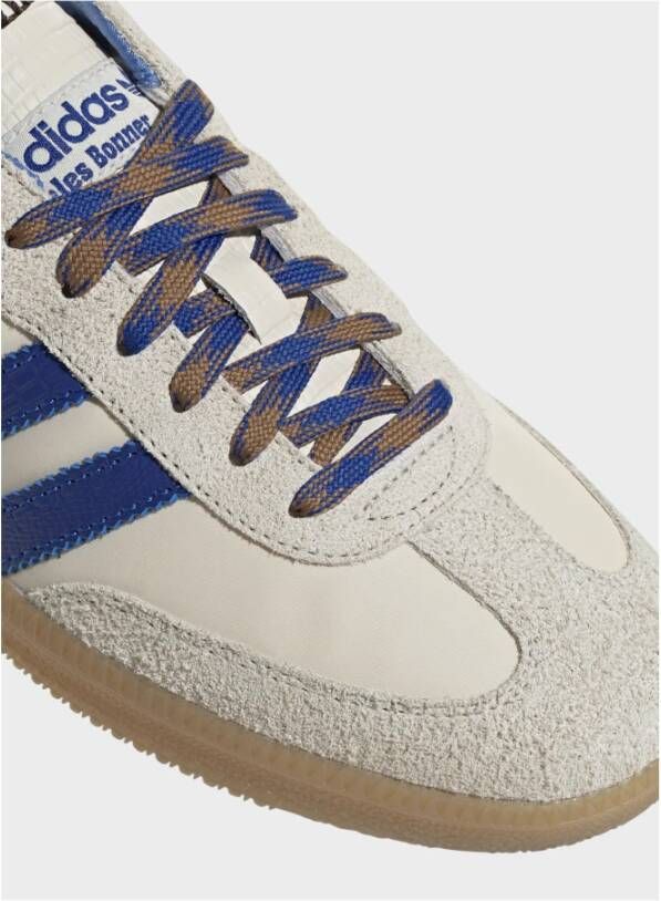 Adidas Wonder Clay Samba Nylon Sneakers Blue Dames