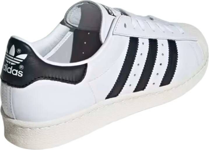 Adidas Schelp Teen Leren Sneakers White Heren