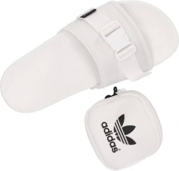 Adidas Zwembadslippers met ritstasje Wit Dames