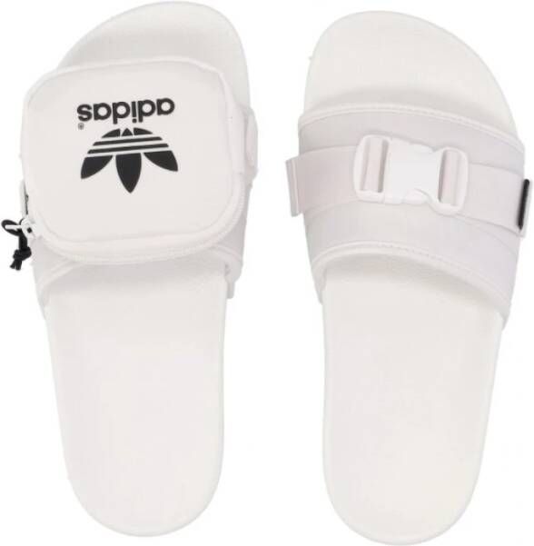 Adidas Zwembadslippers met ritstasje Wit Dames