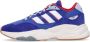 Adidas Retro F90 Lage Sneaker Blauw Heren - Thumbnail 2