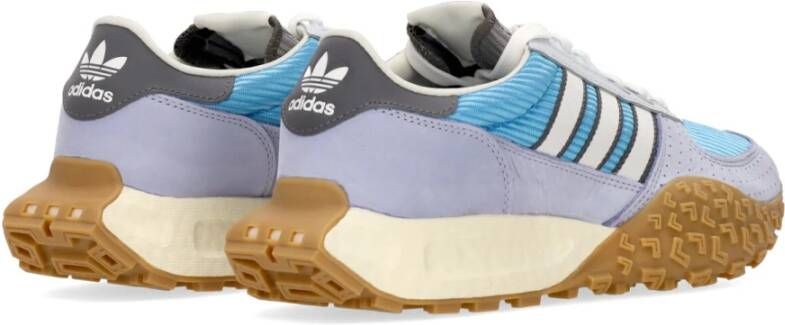 Adidas Retro Blauwe Sneakers Blauw Heren
