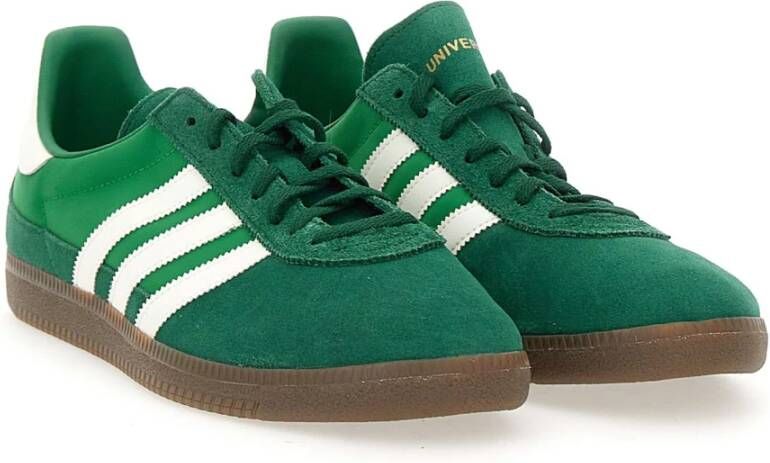 Adidas Groene Leren Sneakers Groen Heren