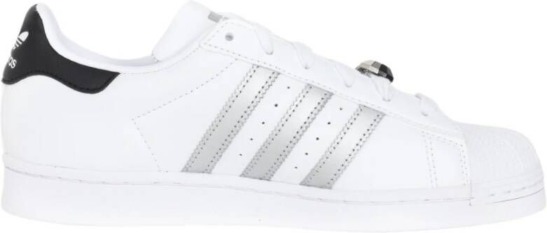 Adidas Parijse Charme Witte Superstar Sportschoenen Wit Dames