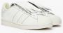 Adidas Fringe Lage Sneakers Leer Rubberen Zool White Dames - Thumbnail 6