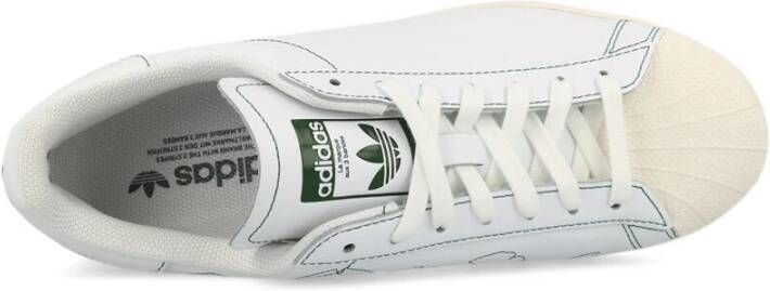 Adidas Pure Superstar Witte Sneakers Wit Heren