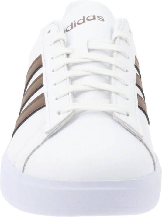 Adidas Stijlvolle Similpelle Sneakers Wit Heren