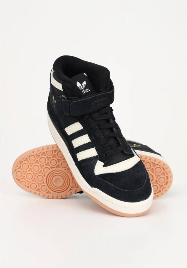 Adidas Iconische jaren 80 Basketbalsneakers Zwart Unisex