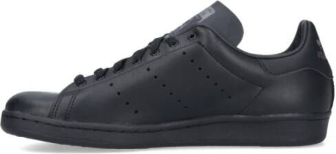 Adidas Zwarte Leren Gymschoenen Zwart Unisex