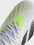 Adidas Predator Accuracy.2 Gras Voetbalschoenen (FG) Wit Grijs Felgeel Zwart - Thumbnail 9