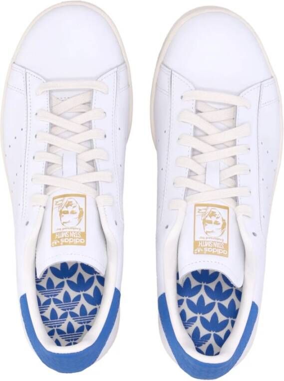 Adidas Stan Smith Lage Sneaker Blauwe Vogel White Heren