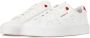 Adidas Stijlvolle lage schoen in Cloud White Scarlet Zwart White Dames - Thumbnail 7